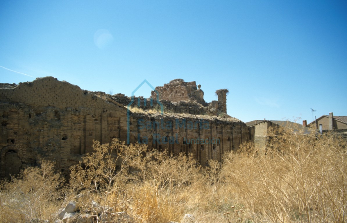 Vista del muro septentrional