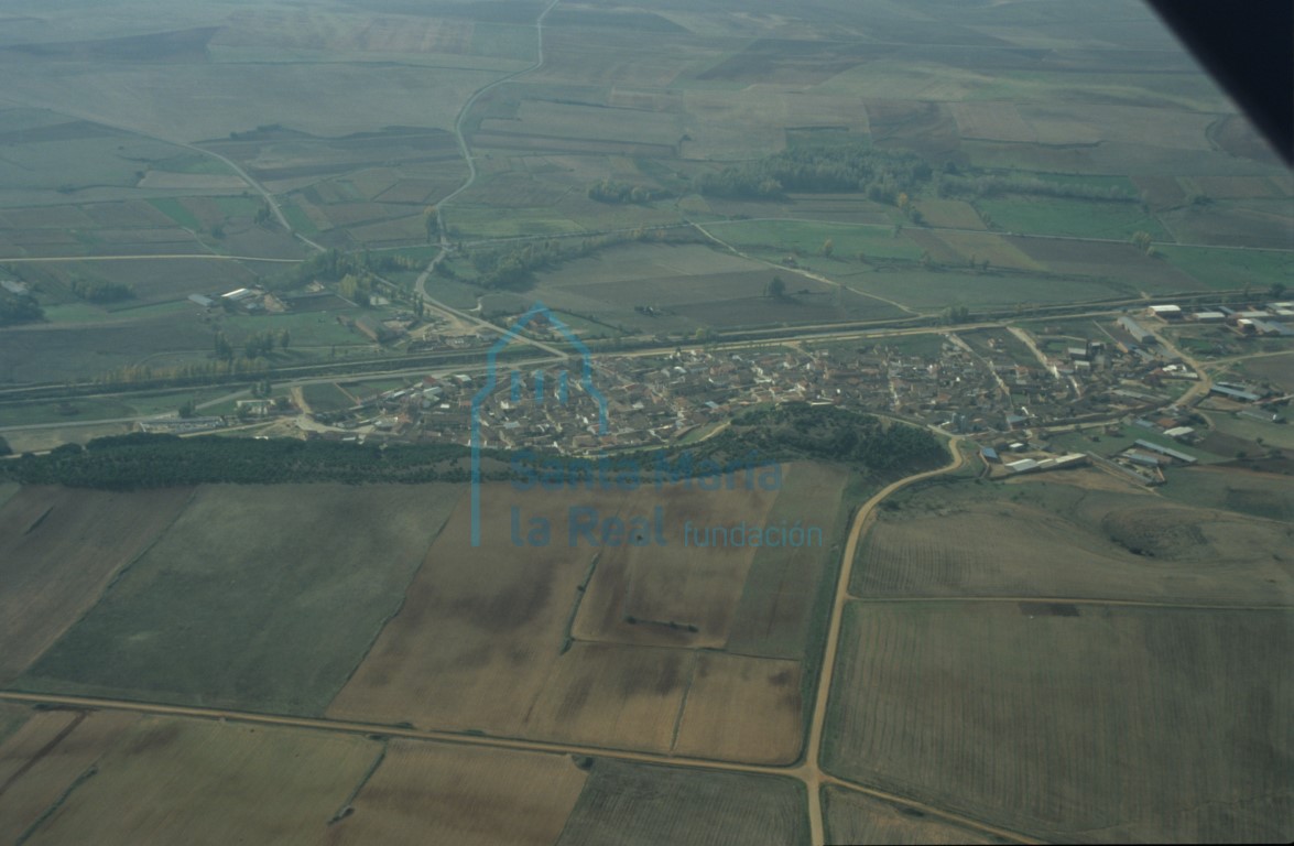 Vista aérea de Belver de los Montes