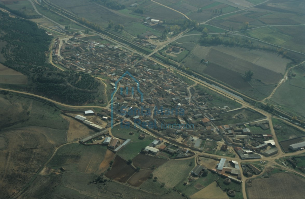 Vista aérea de Belver de los Montes