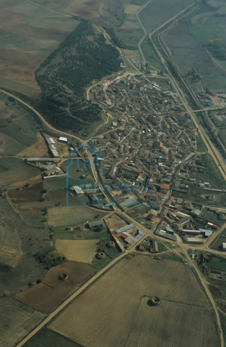 Vista aérea de Belver de los Montes