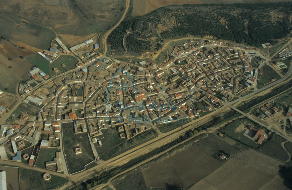 Vista aérea de Belver de los Montes