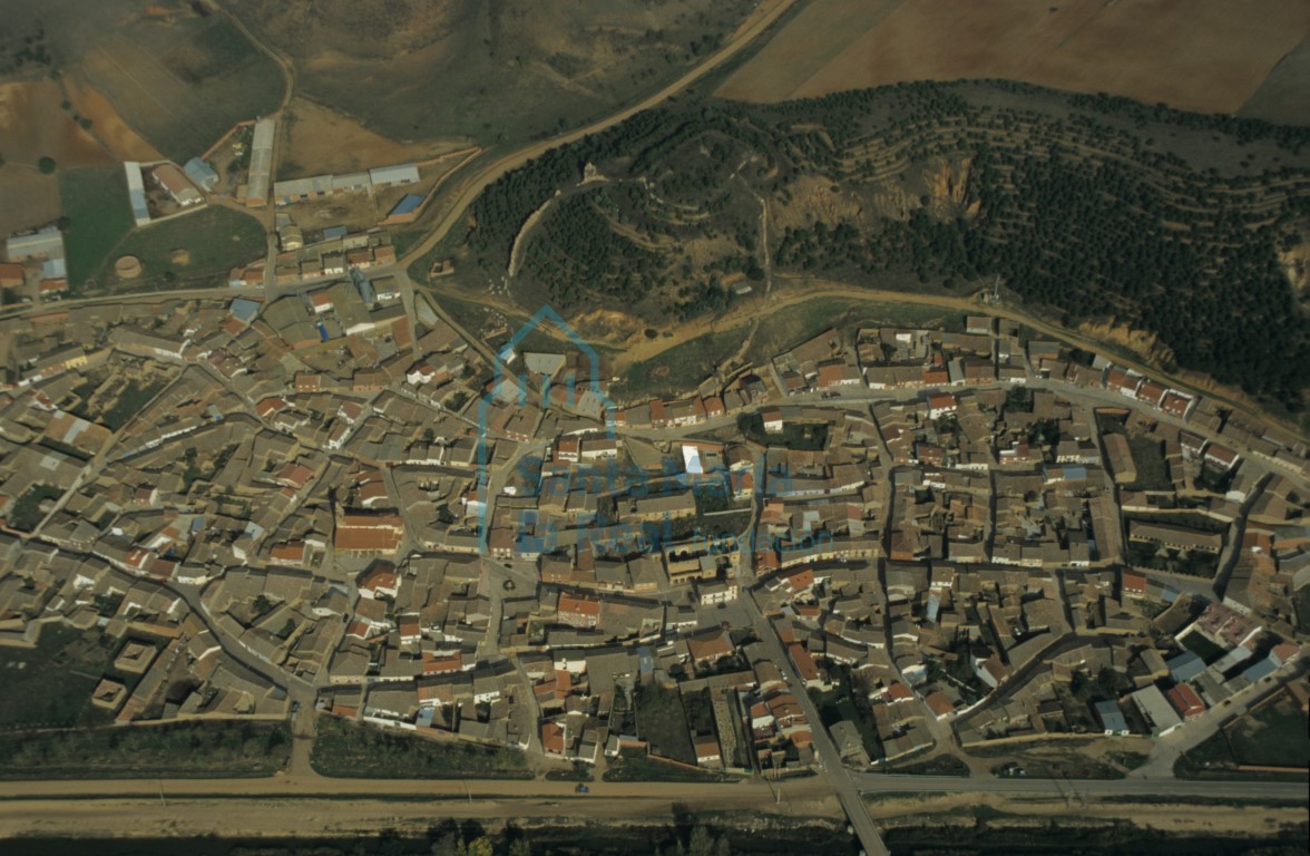 Vista aérea de Belver de los Montes