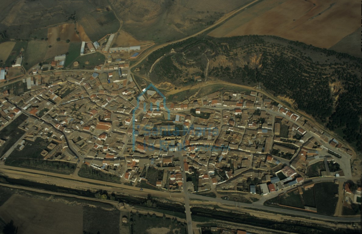 Vista aérea de Belver de los Montes