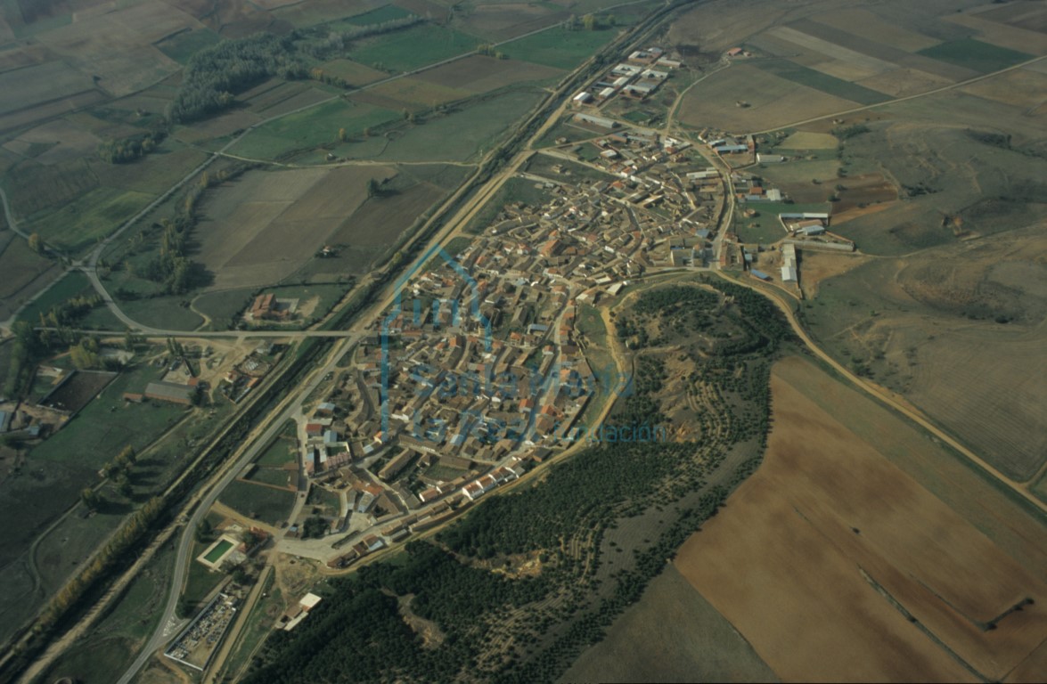 Vista aérea de Belver de los Montes