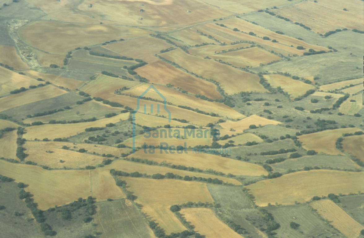 Vista aérea de los alrededores de Belver de los Montes