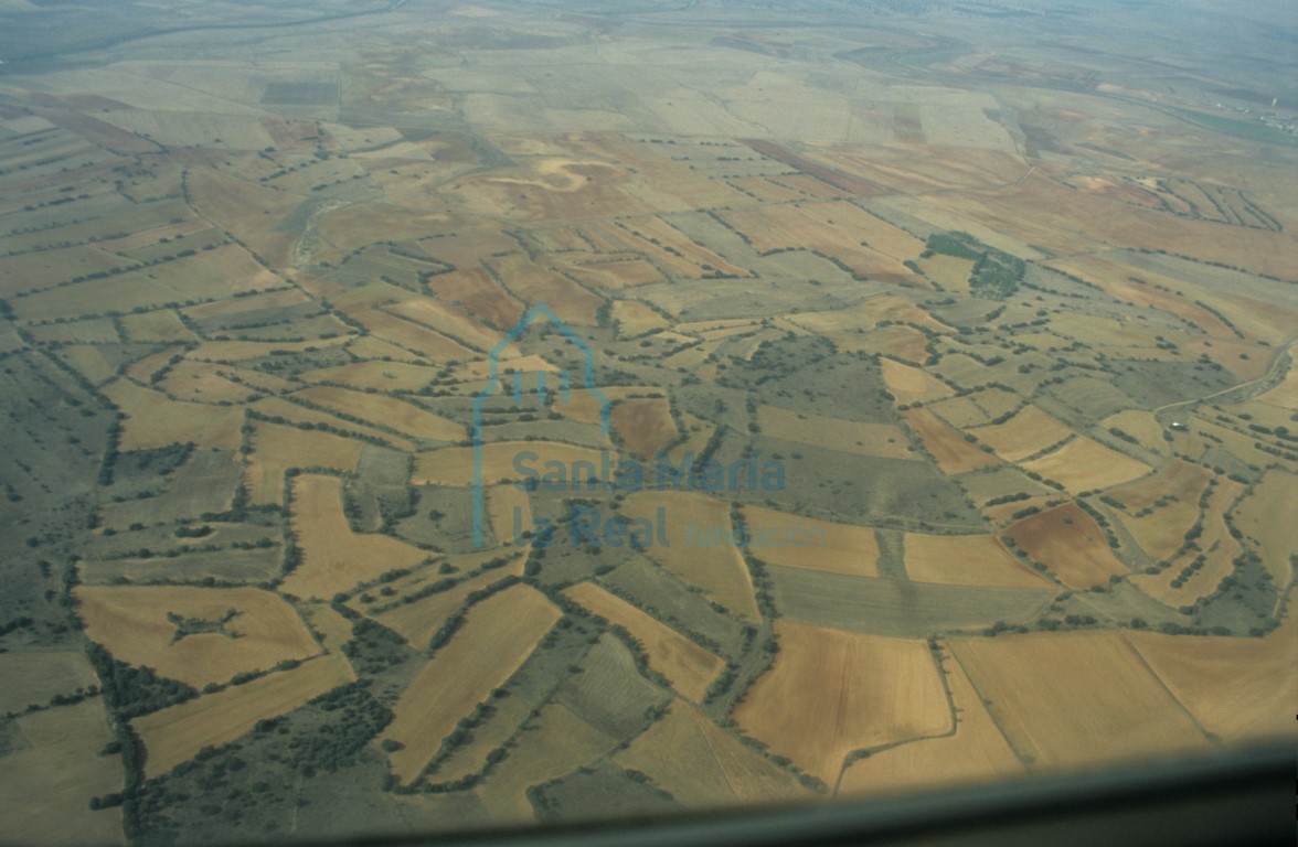 Vista aérea de los alrededores de Belver de los Montes