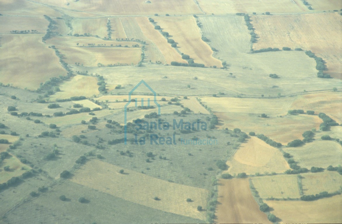 Vista aérea de los alrededores de Belver de los Montes