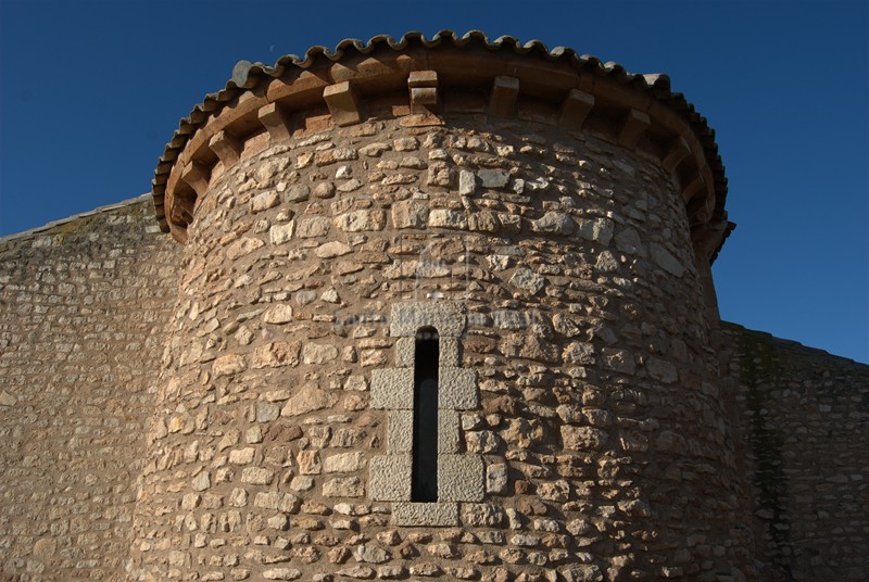 Ábside de la ermita de la Virgen de Cabañas