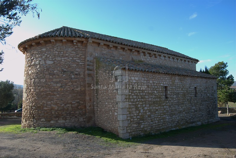 Muro norte de la ermita de la Virgen de Cabañas