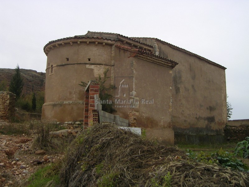 Vista del lado septemptrional del templo