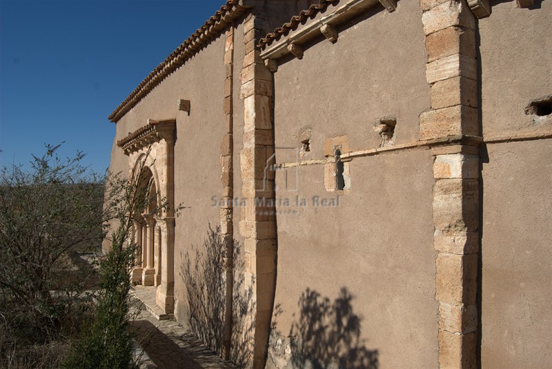 Detalle del muro meridional