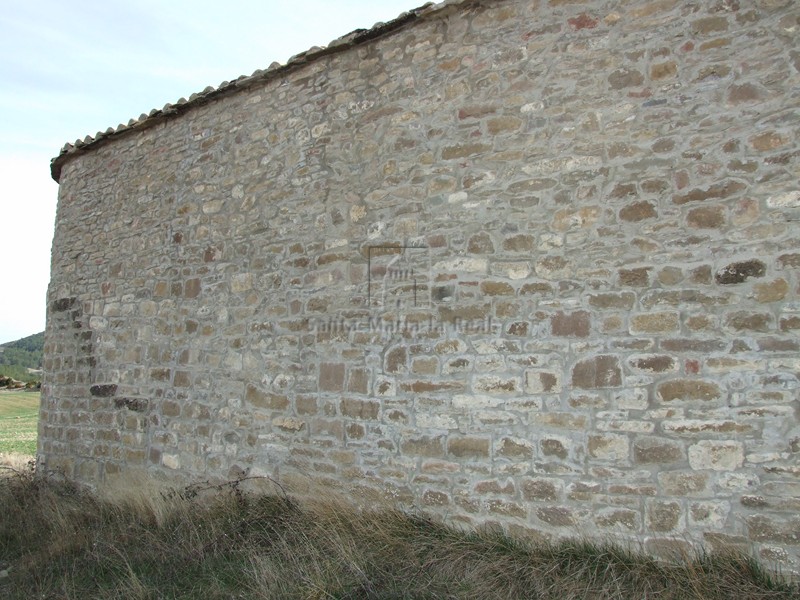 Vista del muro norte