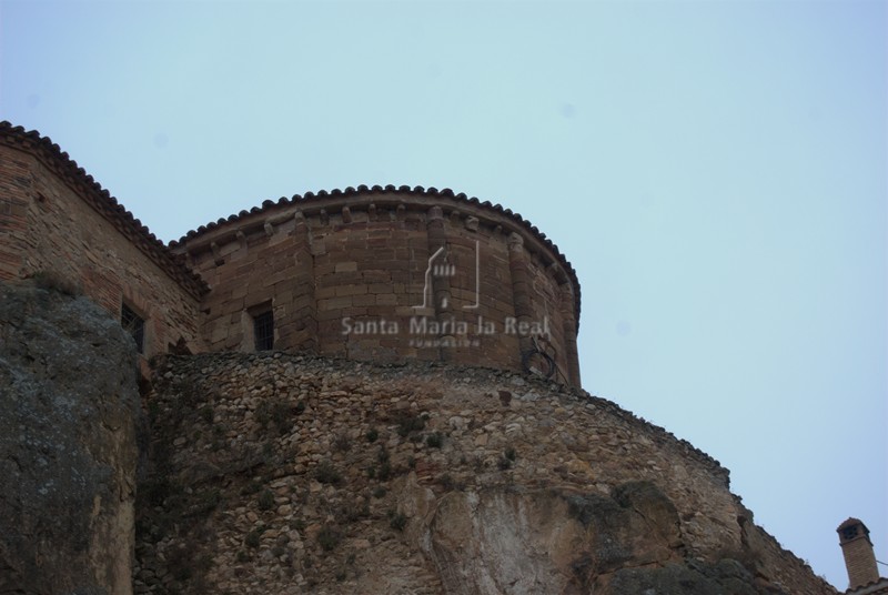 Vista del ábside desde el lado sureste