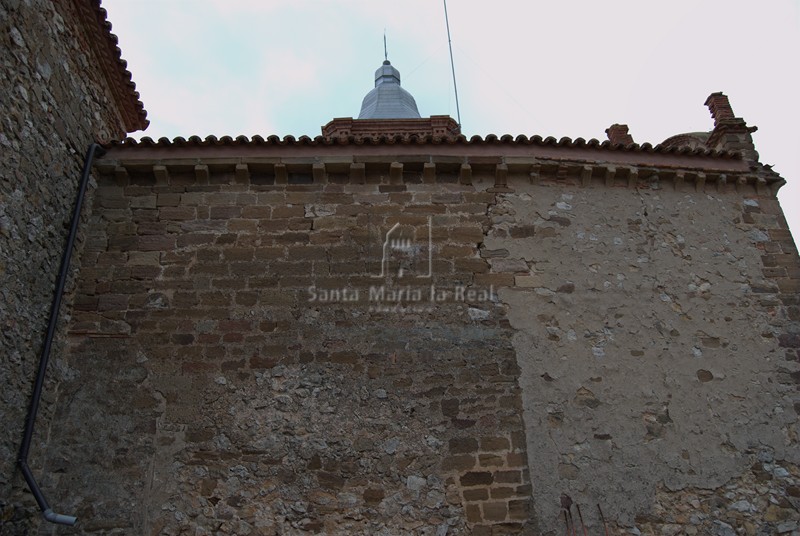 Detalle del muro norte