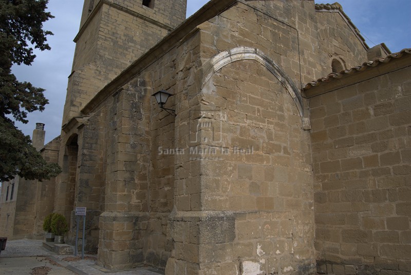 Vista del muro norte