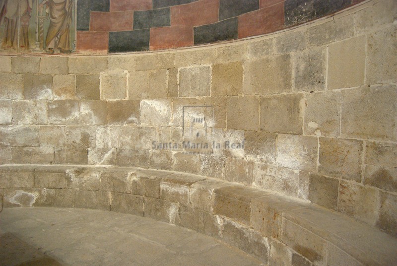 Zona inferior del ábside