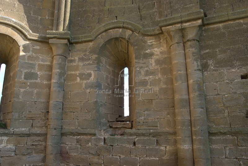 Detalle del interior del ábside