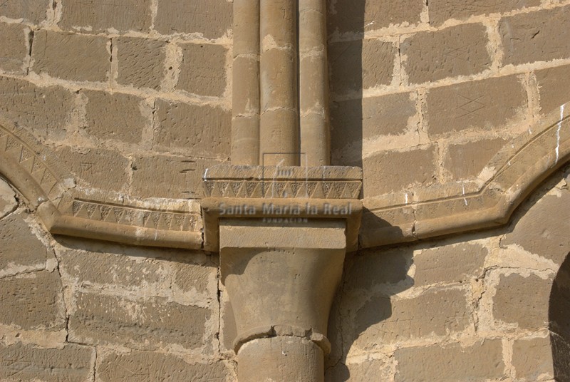 Detalle interior del ábside