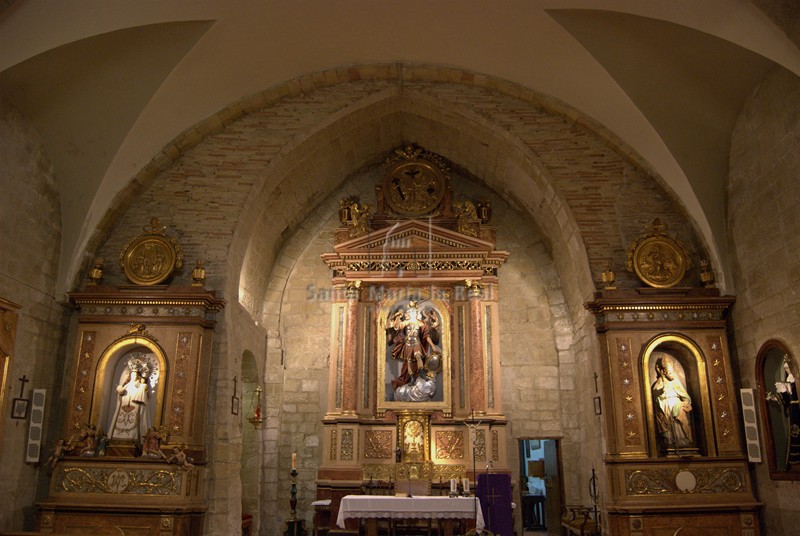 Interior de la capilla mayor