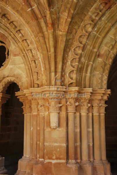 Detalle de la arcada de la Sala Capitular