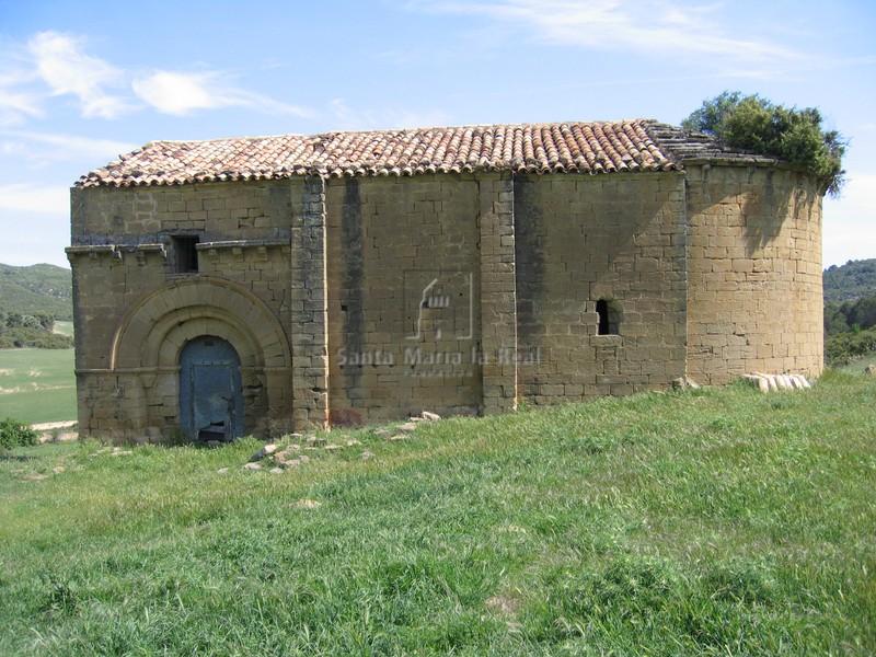 Vista del muro sur