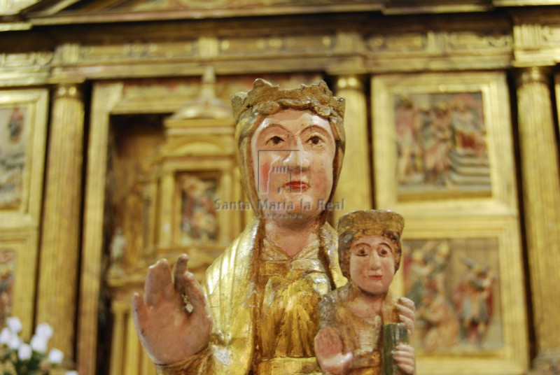 Detalle de la Virgen de Casterillo