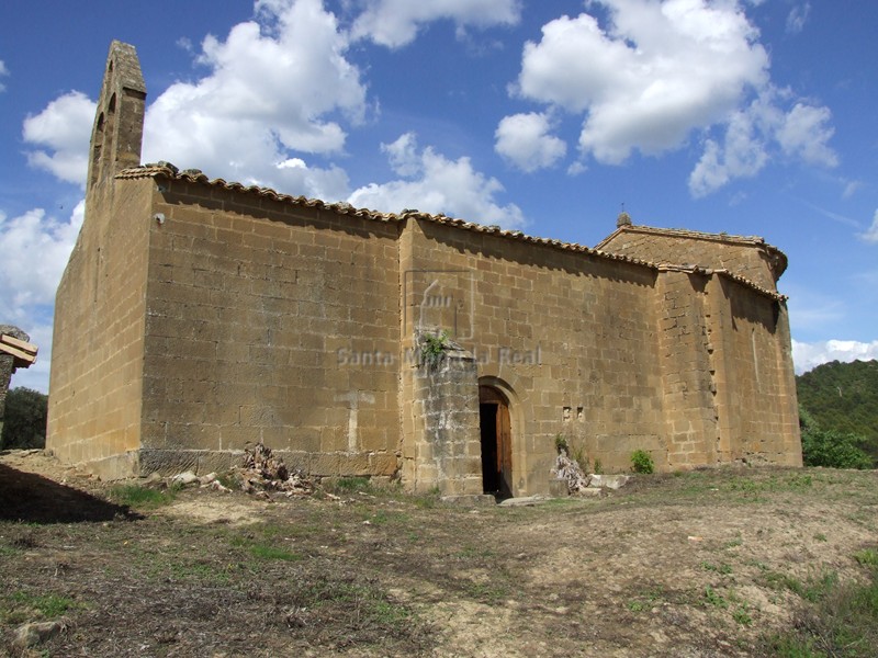 Vista del muro sur