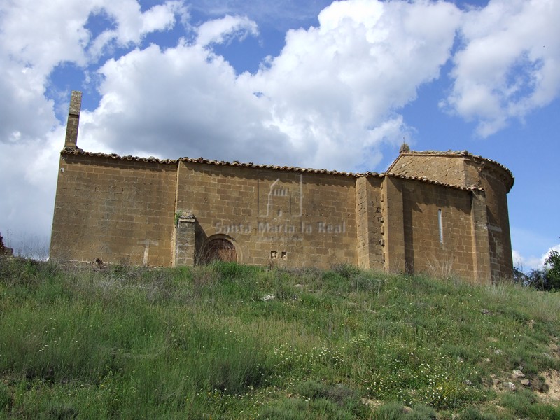 Vista general del muro sur