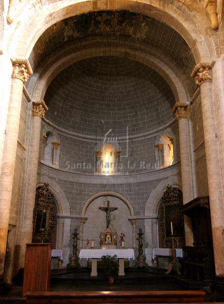 Ábside central de la iglesia alta