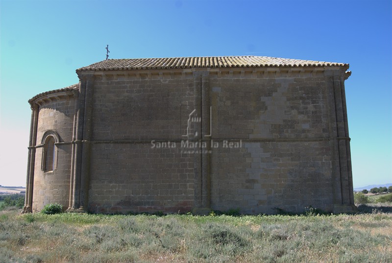 Vista del muro norte