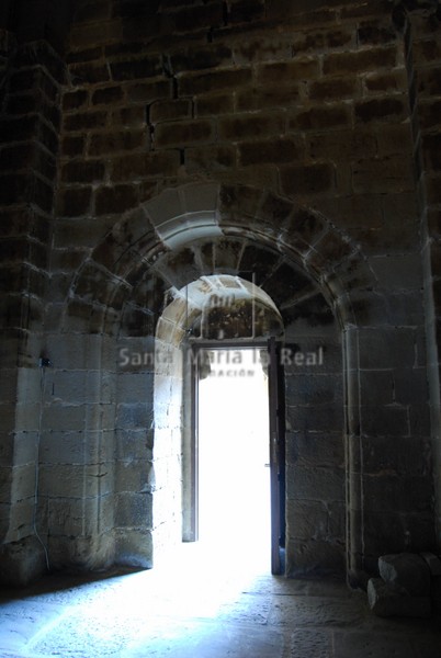 Portada de la capilla desde el interior