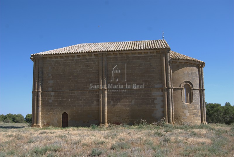 Vista del muro sur