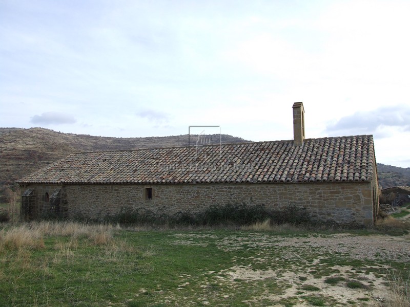 Vista del muro norte