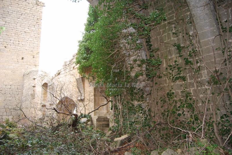 Interior de la zona suroccidental del castillo