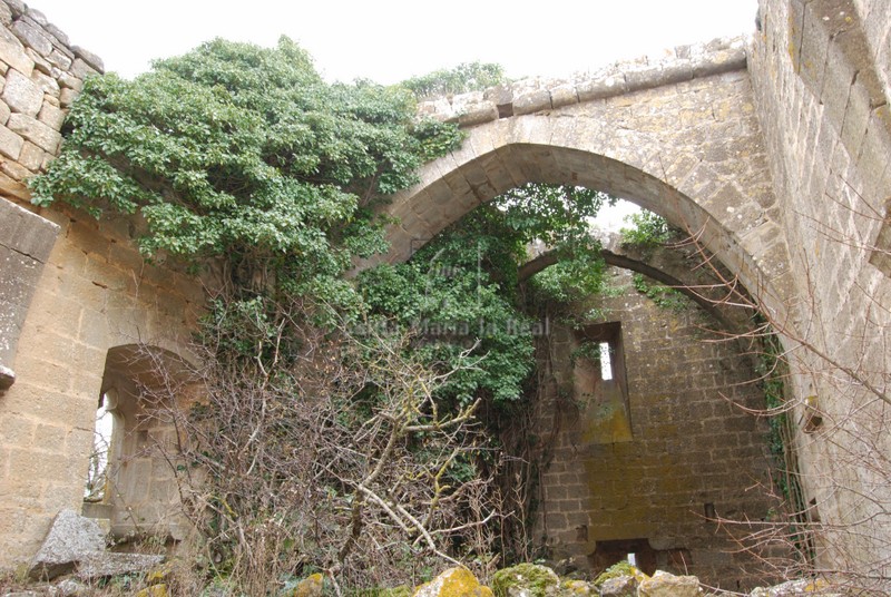 Interior de la zona suroccidental del castillo