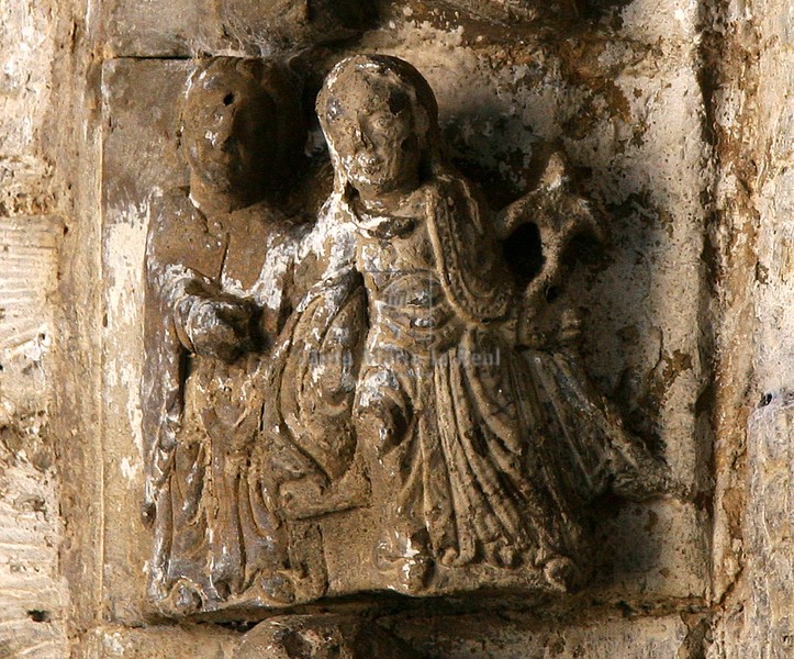 Relieve de la arquivolta exterior