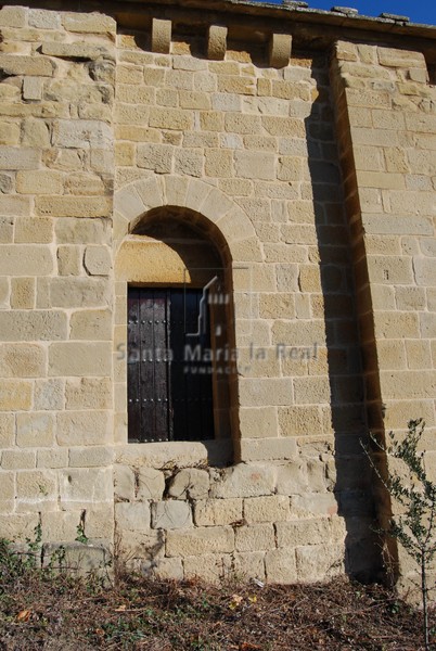 Portada original del templo en el muro sur
