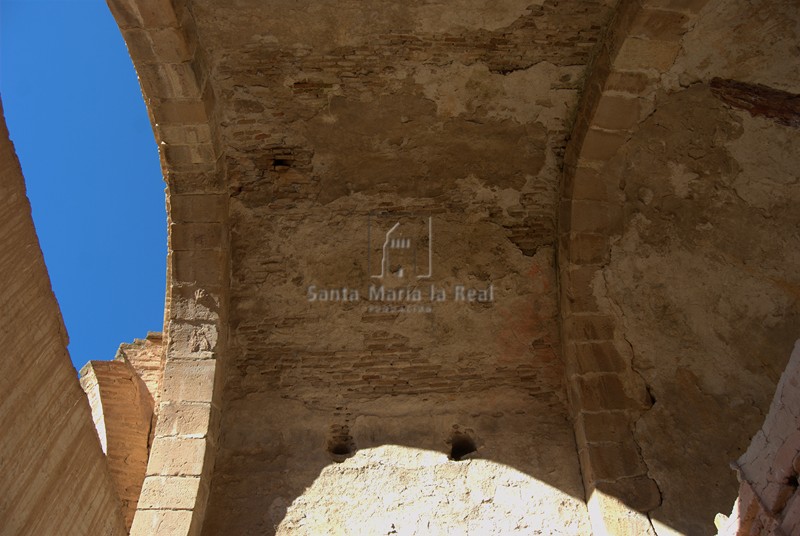 Bóveda del tramo presbiterial de la capilla central