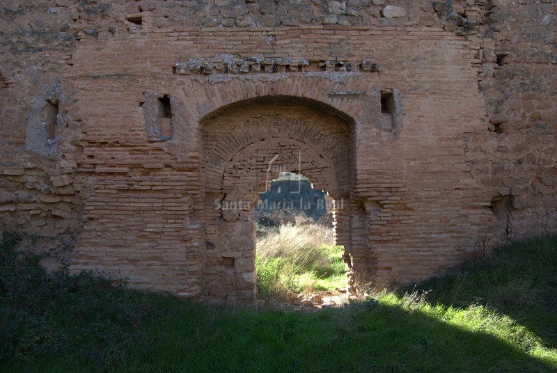 Portada de acceso desde el interior