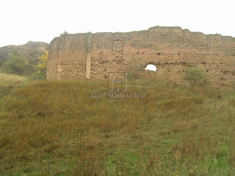 Vista del muro norte