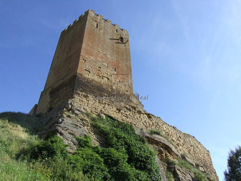 Vista de la torre del homenaje