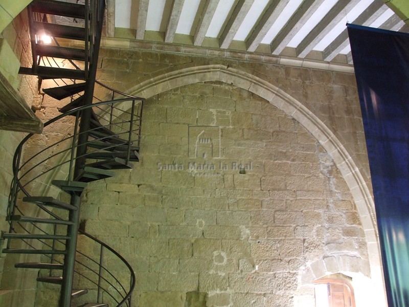 Interior de la torre del homenaje