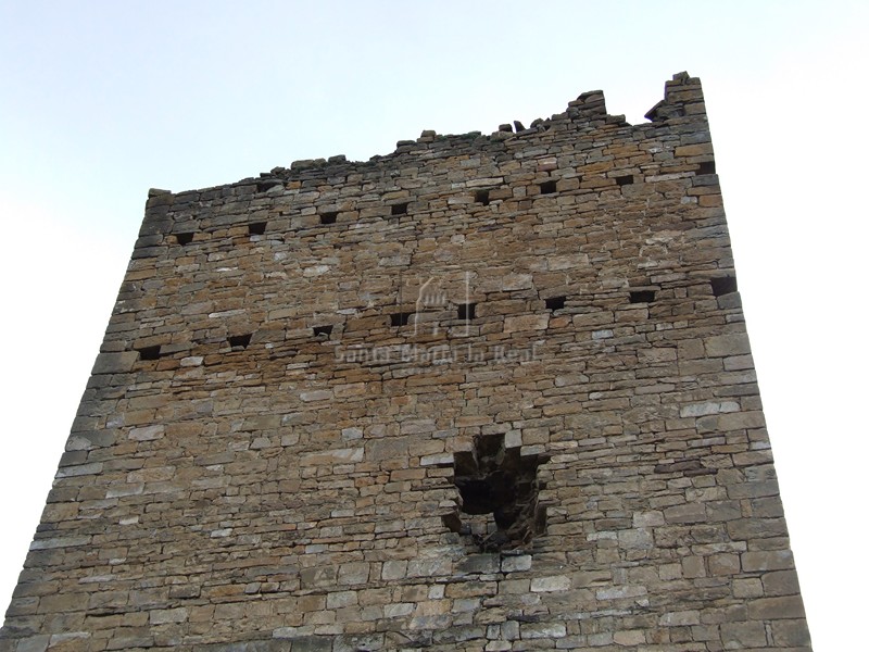 Detalle de la torre del homenaje